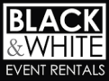 Black and White Event Rentals